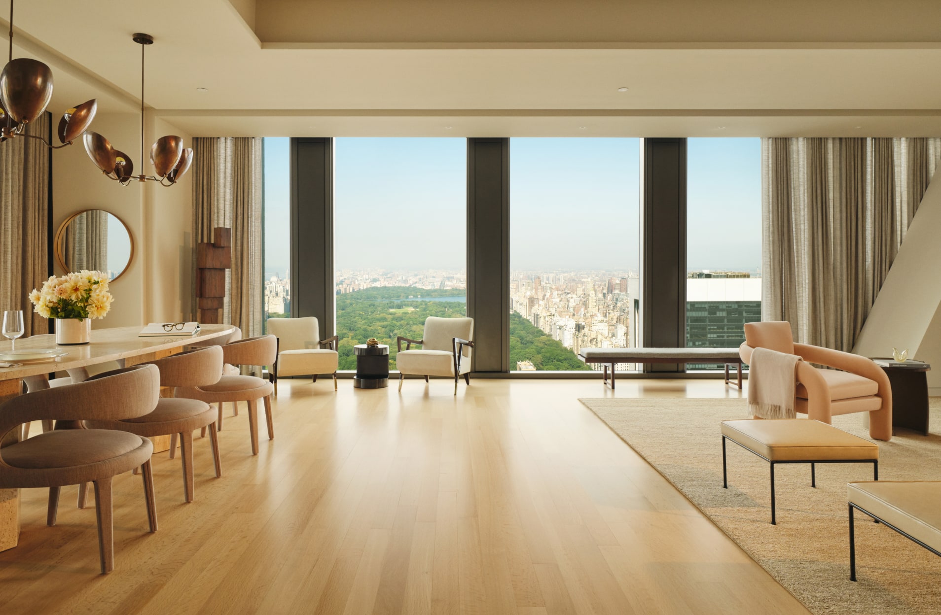 Midtown condominium with a breathtaking view of Manhattan at 53 West 53